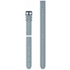 Silikónový remienok Garmin 20mm (pro Garmin Fenix 8/7S/6S (43mm), aj.), modrý, QuickFit + predĺžená časť