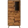 Bighome Skane 2 z indického palisandra pieskovaný lakovaný prírodný 85x45x180