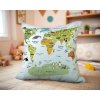 Áčko a.s. Ružomberok Dekoračný vankúš MAPA SVETA
