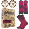 VoXX® Alta set Dámský set extrémně teplých ponožek a palčáků BM000002861700103529 magenta 35-38 (23-25)