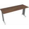 Hobis Pracovný stôl Flex, 160x75,5x60 cm, orech/kov
