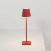 Zafferano Poldina micro akumulátorová lampa IP65 červená - LD0490F3