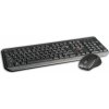 C-TECH klávesnice s myší WLKMC-01, USB, černá, wireless, CZ+SK