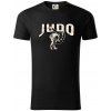Judo v boji - Tričko z organickej bavlny - S ( Čierna )
