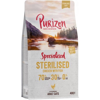 Purizon Adult Sterilised kuracie & ryby - bez obilnín - 400 g