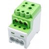 SIMBLOCK Rozbočovacia svorka 70mm2 SDB 200 zelená Al/Cu vstup 1x70mm2 výstup 6x16mm2 a 1x35mm2