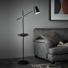Markslöjd Stojaca lampa Linear nabíjacia stanica USB, čierna - 107307