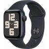 Apple Watch SE GPS + Cellular, 40mm půlnoční hliníkové pouzdro s půlnočním sportovním páskem – velikost S/M