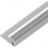 AP27/9 ukončovacia lišta, pre laminát ACARA, hliník elox striebro, 8,8 mm, 0,9 m