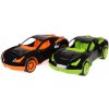 Teddies Auto športové plast 38x17cm na voľný chod 2 farby v sieťke