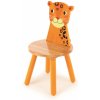 Tidlo Drevená stolička leopard