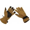 MFH softshellové taktické rukavice - COYOTE (Kvalitné a teplé softšelové taktické rukavice vetru a vodeodolné)