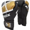RDX boxerské rukavice F7 black/golden veľ. 12 oz