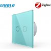 LIVOLO ZigBee bezdrôtový vypínač č.5B - zelený VL-C702SZ-18