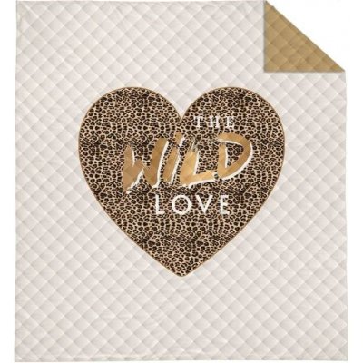 DETEXPOL Prikrývka na posteľ Wild Love Polyester, 220/240 cm