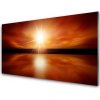 Obraz plexi Slnko nebo voda krajina 100x50 cm