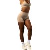 Dámske šortky Nebbia TOTALLY SEAMLESS High Waisted Push-Up Shorts 304 cream L