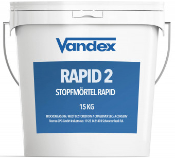 VANDEX RAPID 2, rýchla hydroizolačná stierková hmota