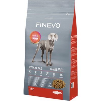 Finevo Sensitive Dog losos bez obilnín 3 kg