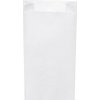 Wimex Papierové vrecko s bočným skladom biele 12+5 x 24 cm `1kg` (1000 ks)