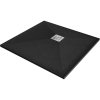 Mexen Stone+ kompozitový sprchový kút štvorcový 90 x 90 cm, čierny - 44709090