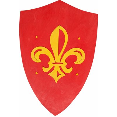 Fauna štít červený Anjou