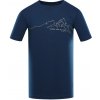 ALPINE PRO BOLEN 2 Modrá/Tyrkysovo modrá PÁNSKE RÝCHLOSCHNÚCE TRIČKO S COOL-DRY XXXXL