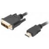 Lanberg DVI/D 0.5m CA-HDDV-10CC-0005-BK