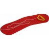Plastkon snowboard červená