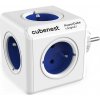Cubenest Powercube Original, 5× zásuvka, bílá/modrá, dětská pojistka, uzemnění, max. 16A/250V~3680W/50-60Hz PC120BL