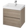 Cersanit Crea skrinka 59x45x53 cm závesná kúpeľňová skrinka pod umývadlo dub S924-008