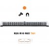 Strobos LED svetelná rampa Optima 90/2P 90cm, Oranžová, EHK R65