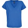 SOĽS Regent Dámske tričko s výstrihom do V SL04766 Royal blue L