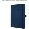 Zápisník CONCEPTUM linajkový tmavomodrý, mäkká väzba 135x210mm