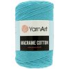 YarnArt Macrame Cotton 763 azúrovo modrá