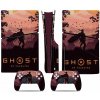 Polep na konzoli - PS5 SLIM diskovou verzi - Ghost of Tsushima, TN-P5SDisc-1241