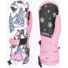 Detské lyžiarske rukavice Level Junior Mitt ružové