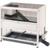 Ferplast drevená klietka Indoor Home - biela: D 107,5 x Š 67,5 x V 102 cm