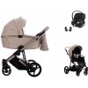 BEBETTO Loren Premium Sand + Cybex Aton B2 i-Size 01 2023