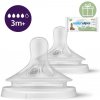 Philips AVENT Cumlík Natural Response 4 stredný prietok 3m+, 2 ks+WW Soapberry 60ks VP-F188942