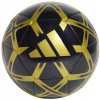 Futbalová lopta Adidas Starlancer Club čierno-zlatá JH3748 Rekreačná veľ. 5