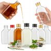 50x Butelki szklana PIERSIÓWKA 100 ml + uzáver na likéry DARČEK SVADBA