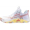 Dámska halová obuv Mizuno Wave Momentum Elite W White/Calypso Coral/Pale Banan EUR 40,5
