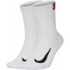 Vysoké funkčné ponožky Nike COURT MULTIPLIER CUSHIONED biele SK0118-100 - M