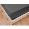 Textilomanie Jersey plachta tmavo sivá 90x200