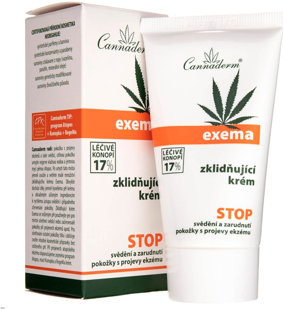 Cannaderm Exema upokojujúci krém na ekzémy 50 g