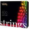 TWK Inteligentné osvetlenie vianočného stromčeka TWINKLY Strings 600 (TWS600STP-BEU) 600 LED RGB 48 m