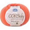 Priadza 100% BABY 50g, oranžová - odtieň 10