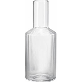 Ferm Living Sklenená karafa Ripple 0,9 l