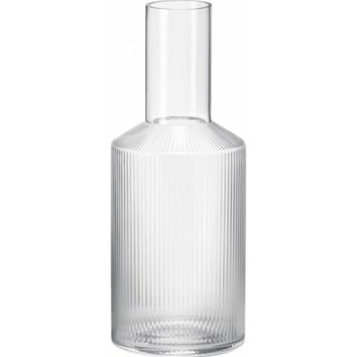 Ferm Living Sklenená karafa Ripple 0,9 l